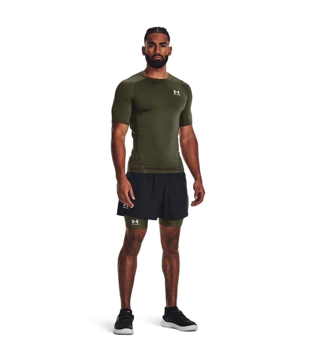T-shirt Entraînement Homme Vert Olive Under Armour-4