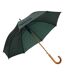 Parapluie Droit Motif/style Poignée En Bois Tango 89 Cm X 103 Cm Vert Foncé L-Merch-1