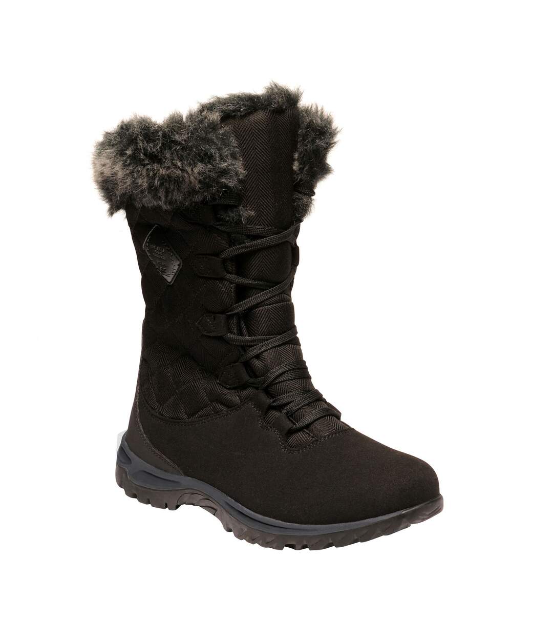 Bottes Newley Femme Noir Gris Regatta-1