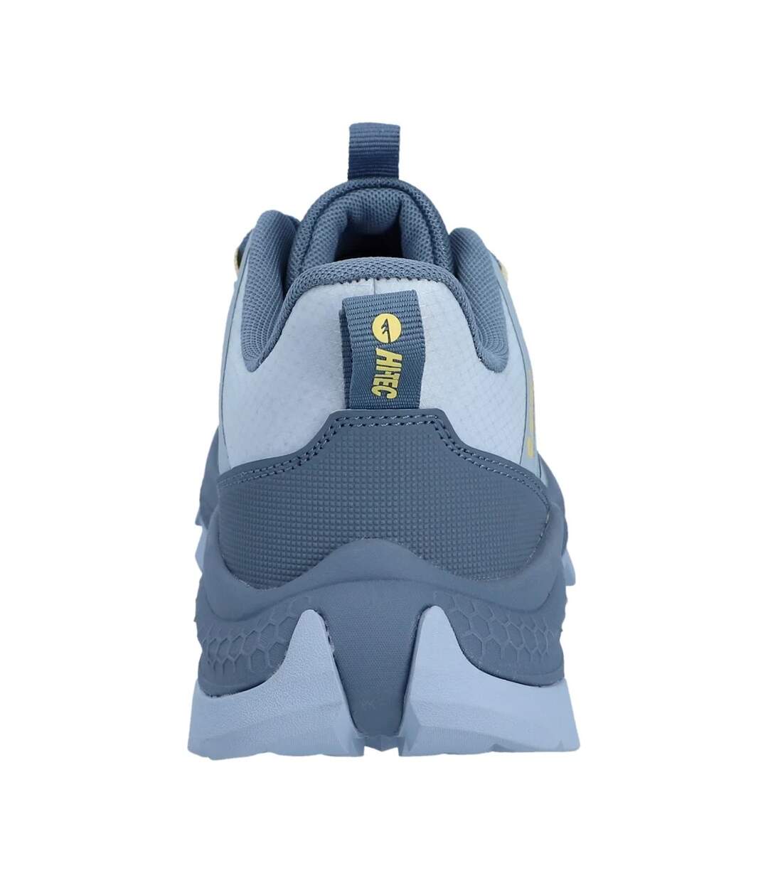 Womens/ladies Aww Infuse Low Walking Shoes Blue Fog Flintstone Banana Yellow Hi-Tec-2