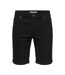 Short en jean noir homme only & sons sply-1