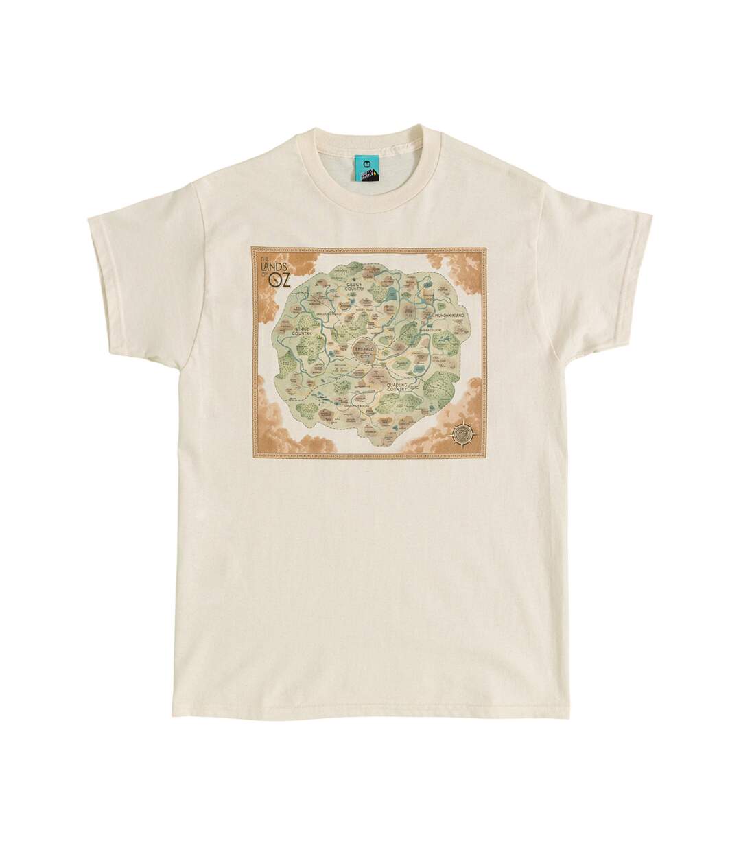 T-shirt The Lands Of Oz Adulte Naturel Wicked-2