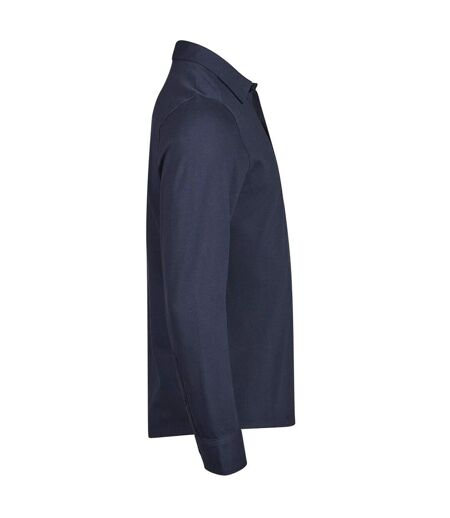 Chemise Manches Longues Luxury Homme Bleu Marine Tee Jays