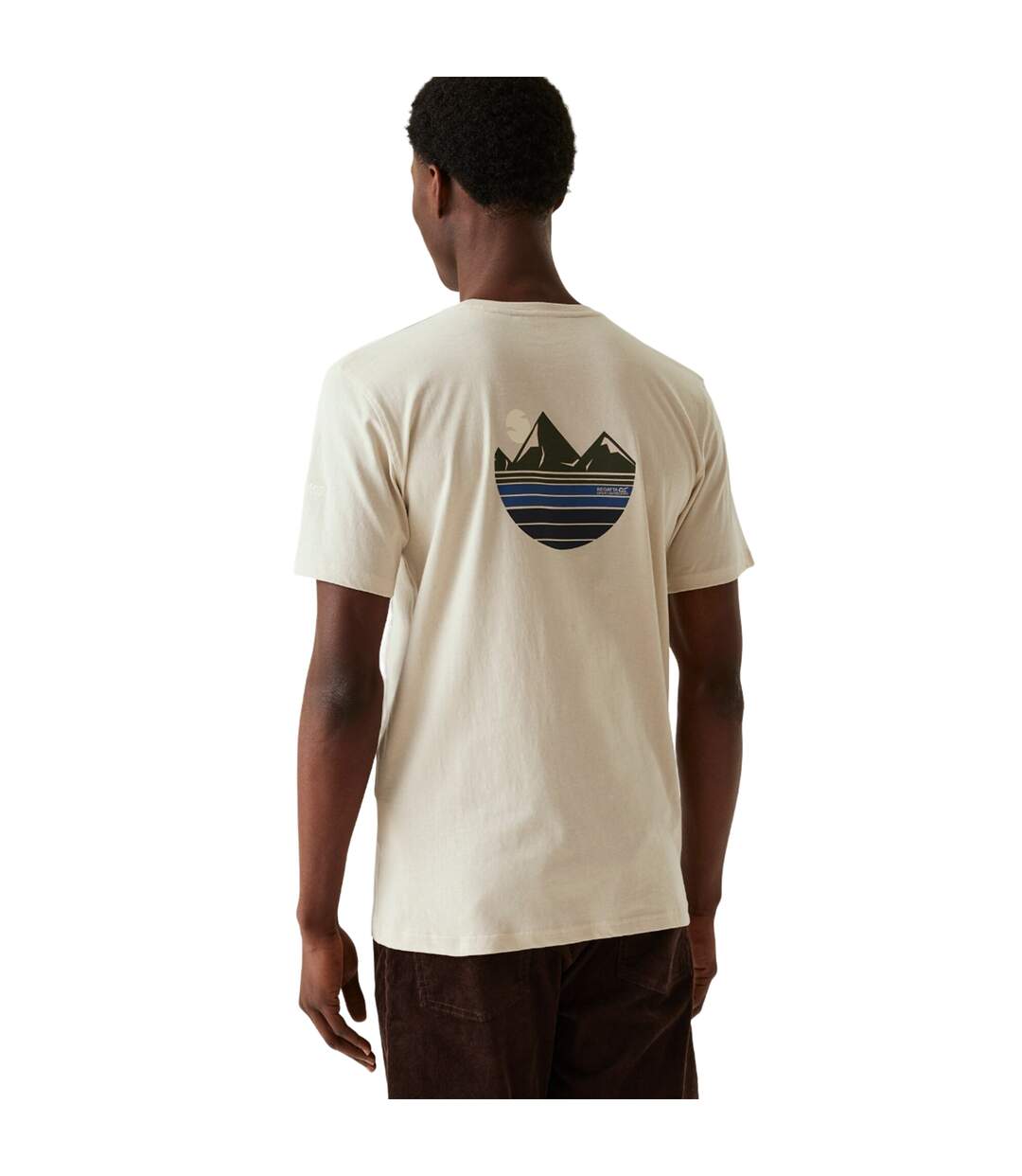 T-shirt cline homme blanc lunaire Regatta