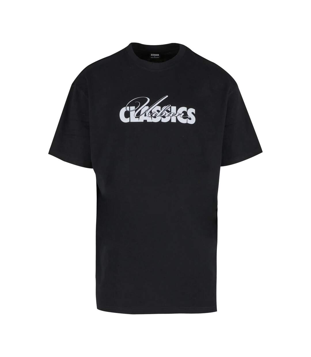 T-shirt Motif/style Logo Cursif Homme Noir Urban Classics-1