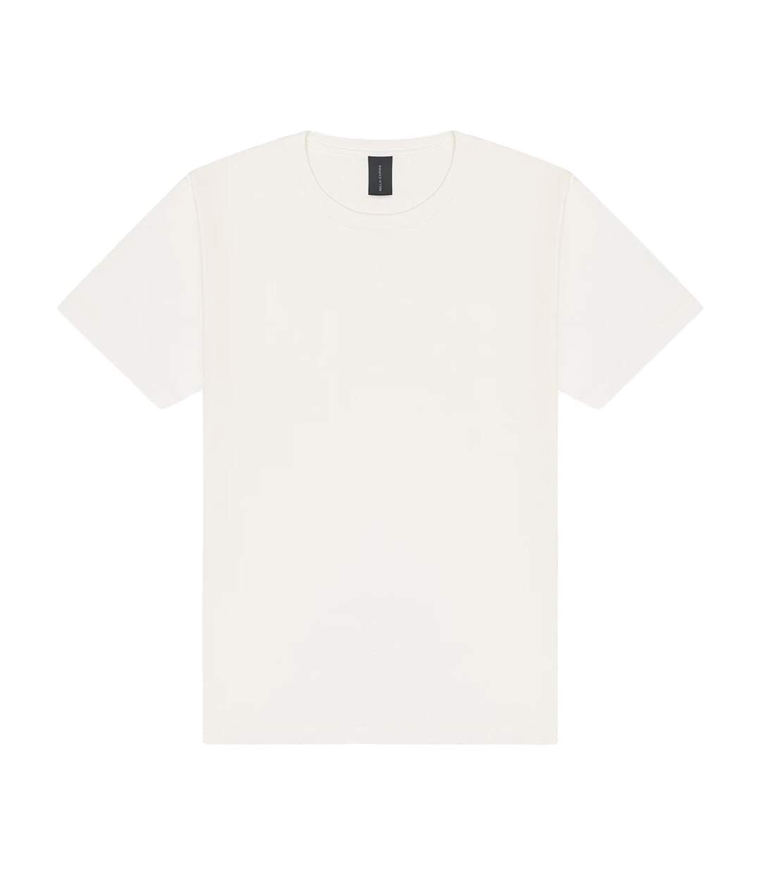Unisex Adult Washed Canvas Heavyweight T-shirt Vintage White Bella + Canvas-3