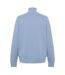Mens Cotton Blend Quarter Zip Sweatshirt Blue Lacoste-2
