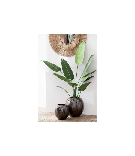 Cache-Pot en Céramique Jaisalmer 40cm Marron