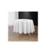 Nappe Antitache Ronde Imprimé Lonigold 180cm Blanc