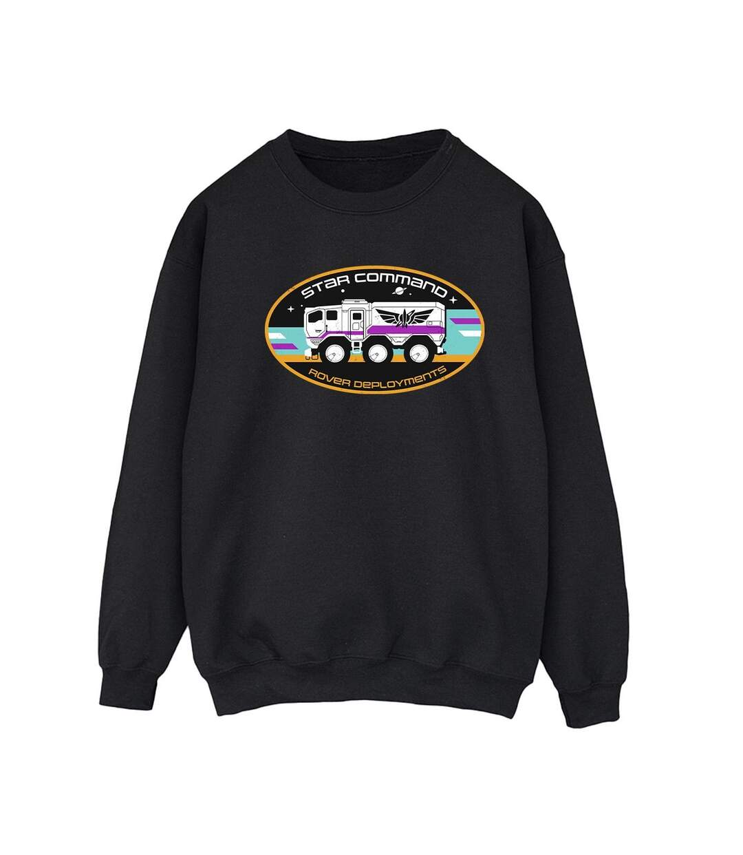 Disney Sweatshirt Lightyear Rover Deployment - Femmes/Dames (Noir) - UTBI25061-1