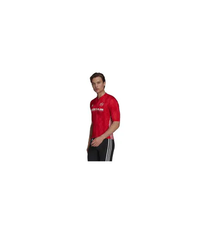 Maillot De Cyclisme Homme Orange Adidas
