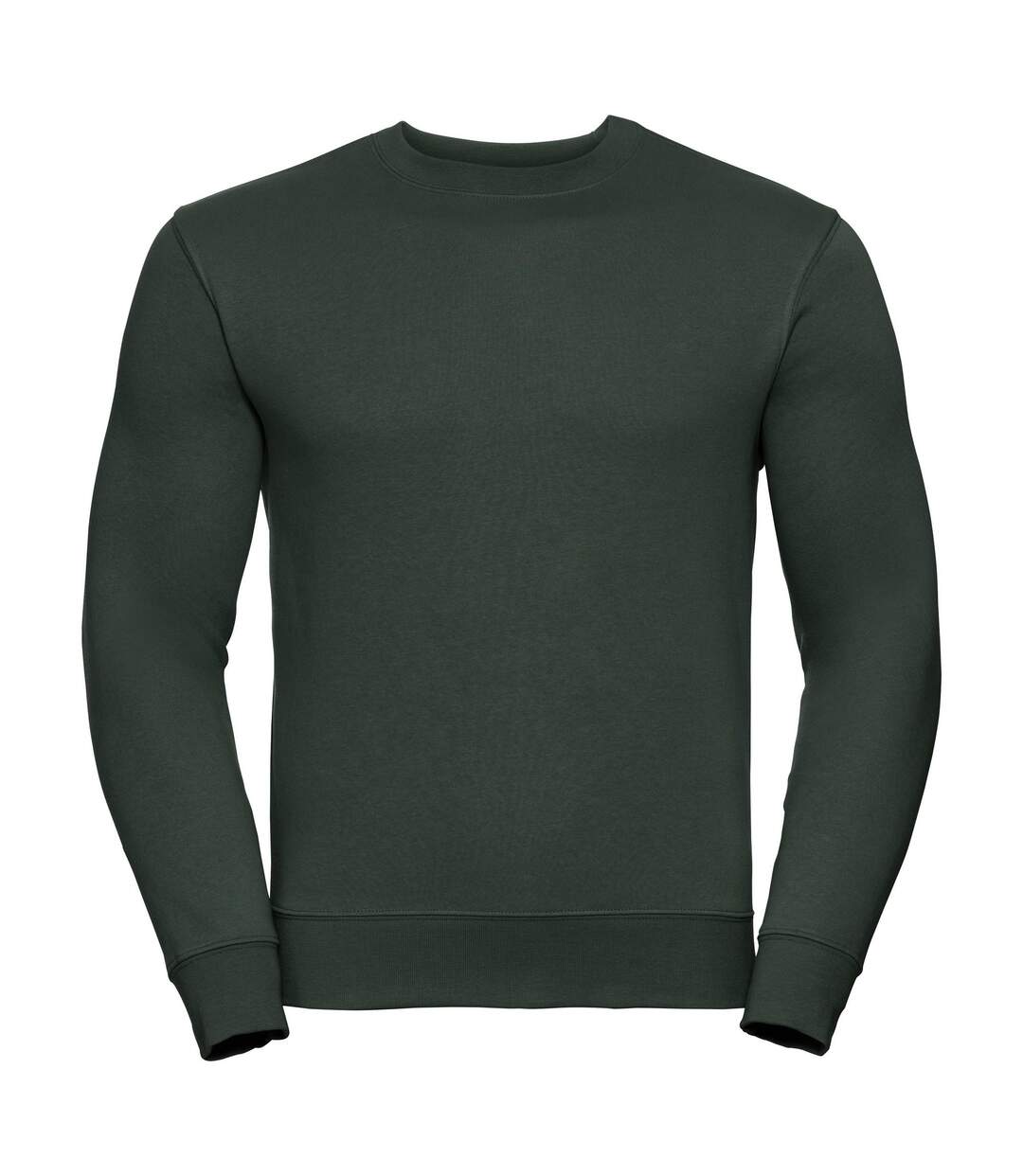 Sweat-shirt Authentique Pour Hommes Coupe Plus Fine Vert Bouteille Russell-1