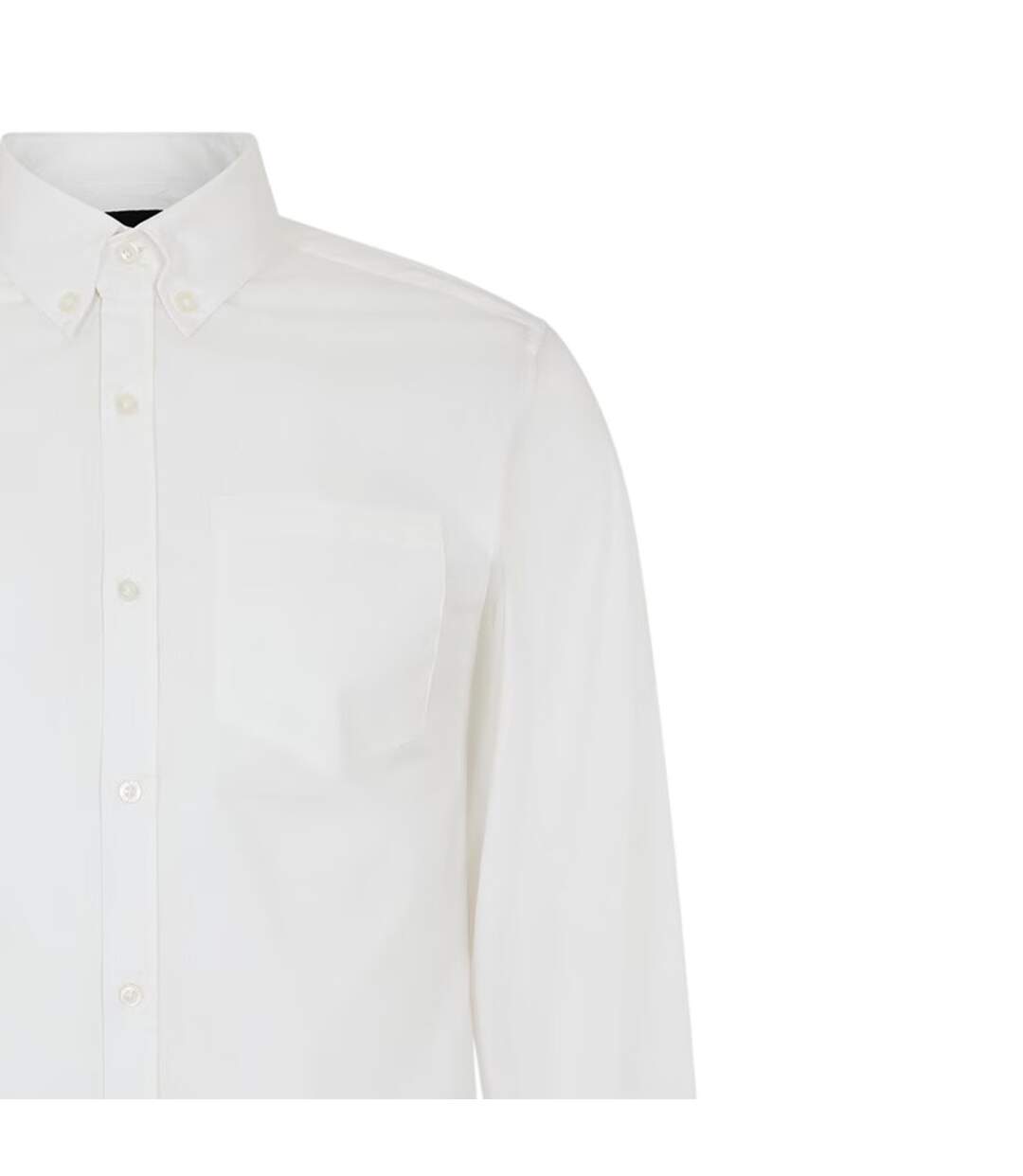 Mens Salvator Collared Long-sleeved Shirt White Criminal Damage-3