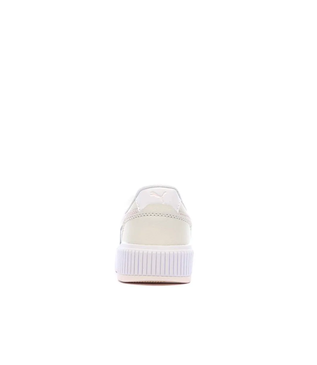 Baskets blanc/rose/ecru femme puma carina mia-3