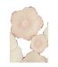 Décoration Murale Métal Fleurs 103cm Blanc & Rose-2