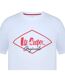 T-shirt Motif/style Logo Originals Homme Blanc Lee Cooper-4