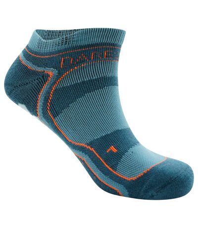 Socquettes hex athleisure homme gris bleu / saumon foncé Dare 2B