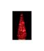 Sapin de Noël en Verre Led 34cm Rouge-3