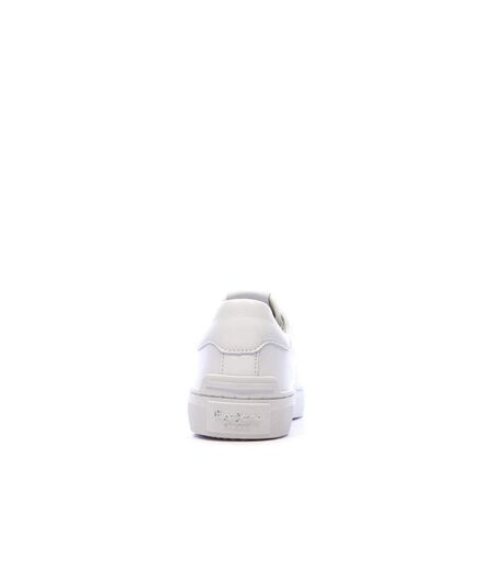 Baskets blanches femme pepe jeans camden classic
