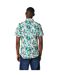 Mens jungle floral short-sleeved shirt green Maine