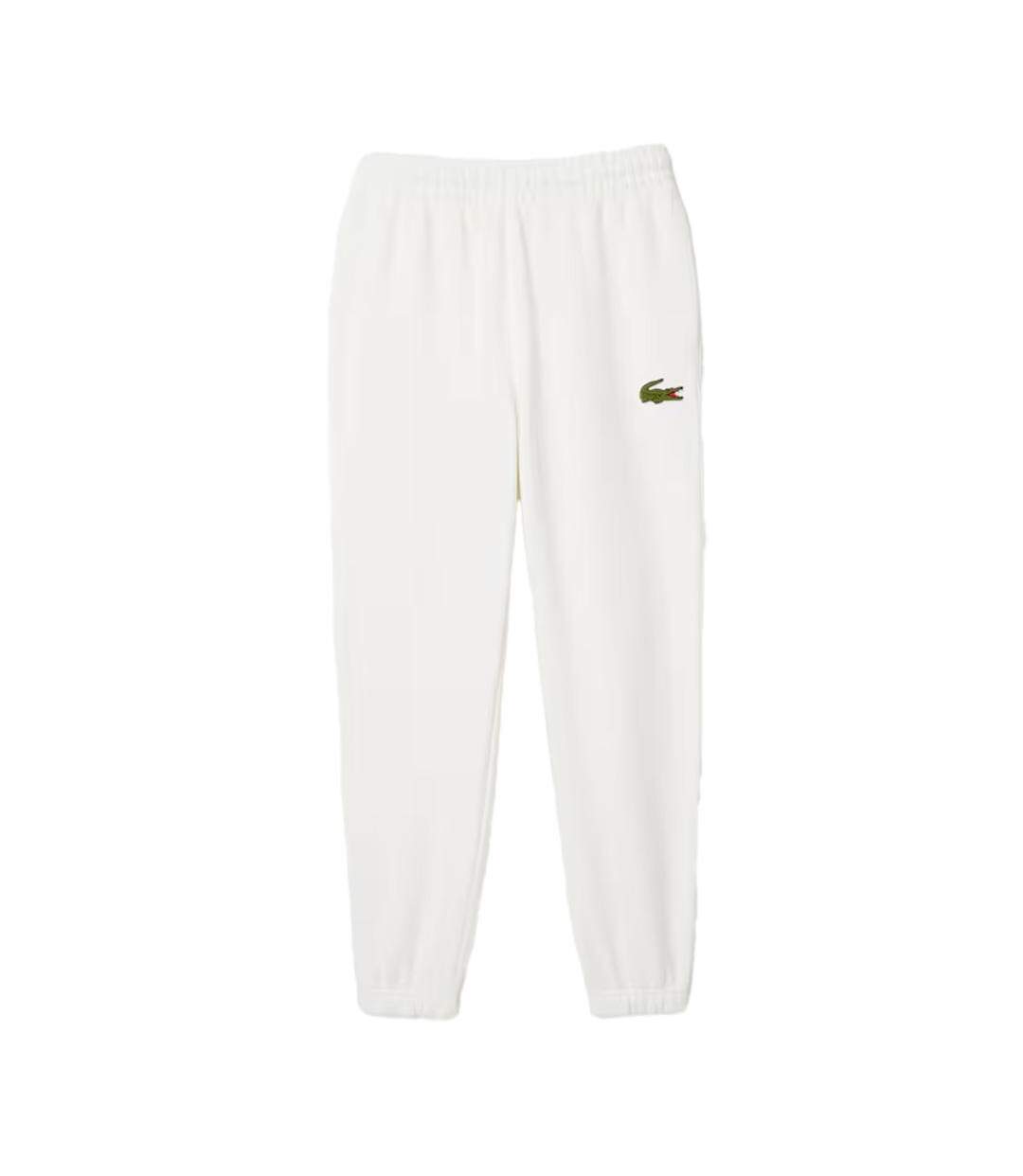 Jogging blanc mixte lacoste relaxed fit-1