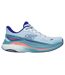 Womens/ladies Max Cushioning Propulsion Trainers Light Blue Navy Skechers-2