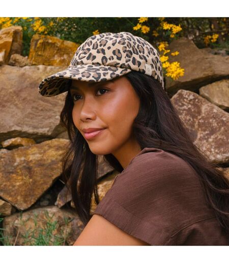 Isotoner Casquette femme 100% coton, ajustable facilement, fermeture snapback