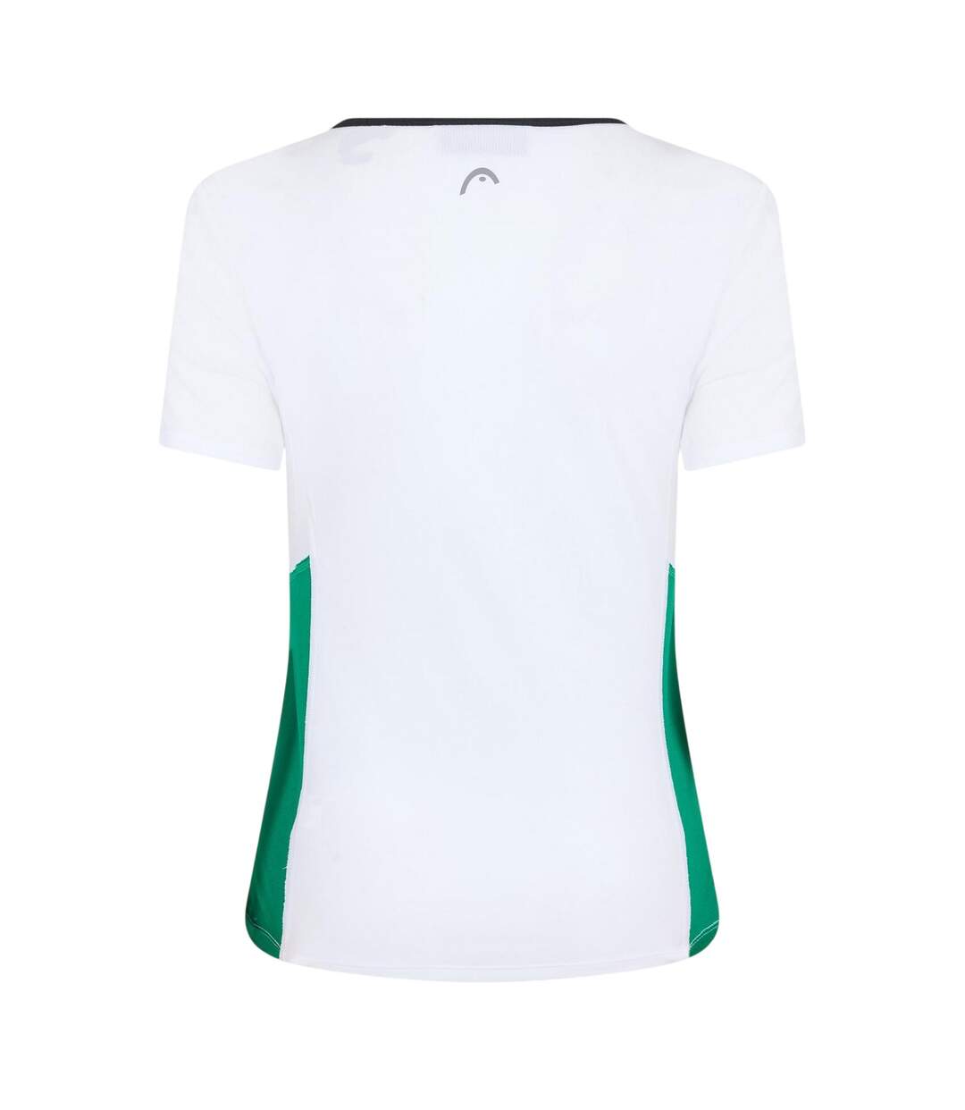 T-shirt Femme Blanc Vert Head-3