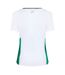T-shirt Femme Blanc Vert Head-3