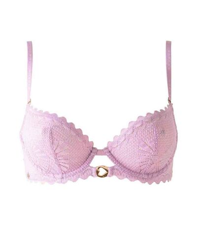 Soutien-gorge corbeille parme Lison