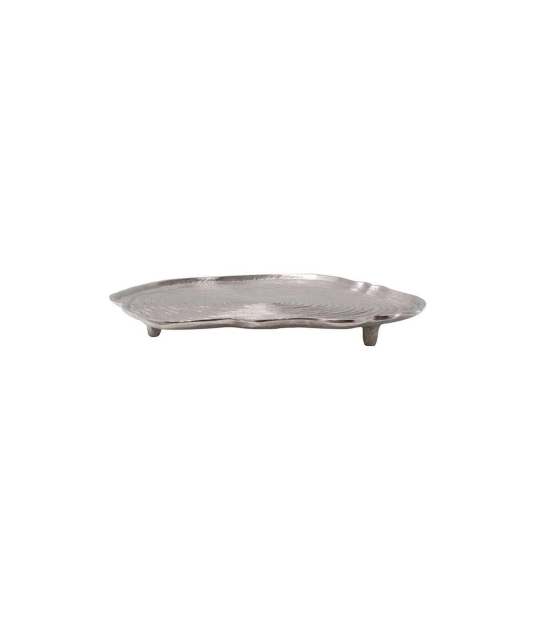 Plateau Décoratif Wood Art 39cm Argent-1