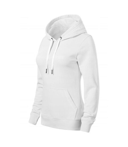 Sweat À Capuche Break Femme Blanc Malfini