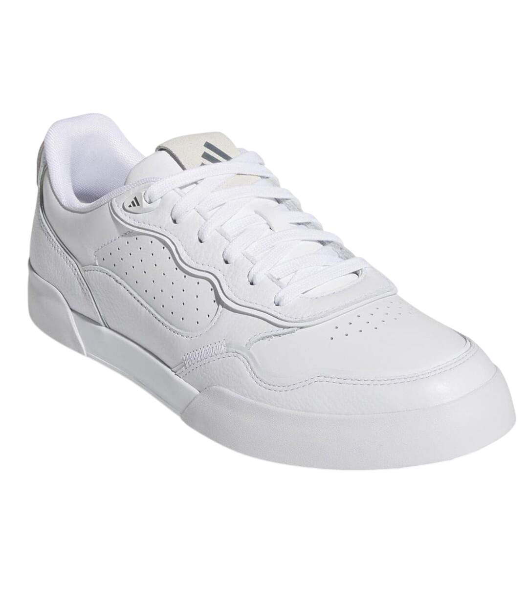 Chaussures De Golf Sans Pointes Motif/style Lisse Retrocross Homme Blanc Gris Adidas-4