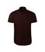Chemise Motif/style Éclair Homme Marron Malfini-1