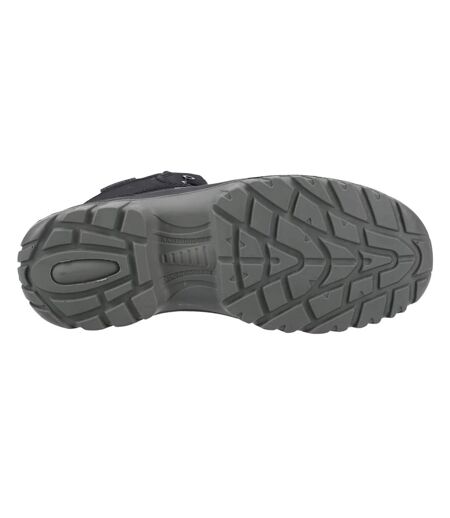 Unisex Adult First One Adv Titan Leather Safety Shoes Black Red Dunlop