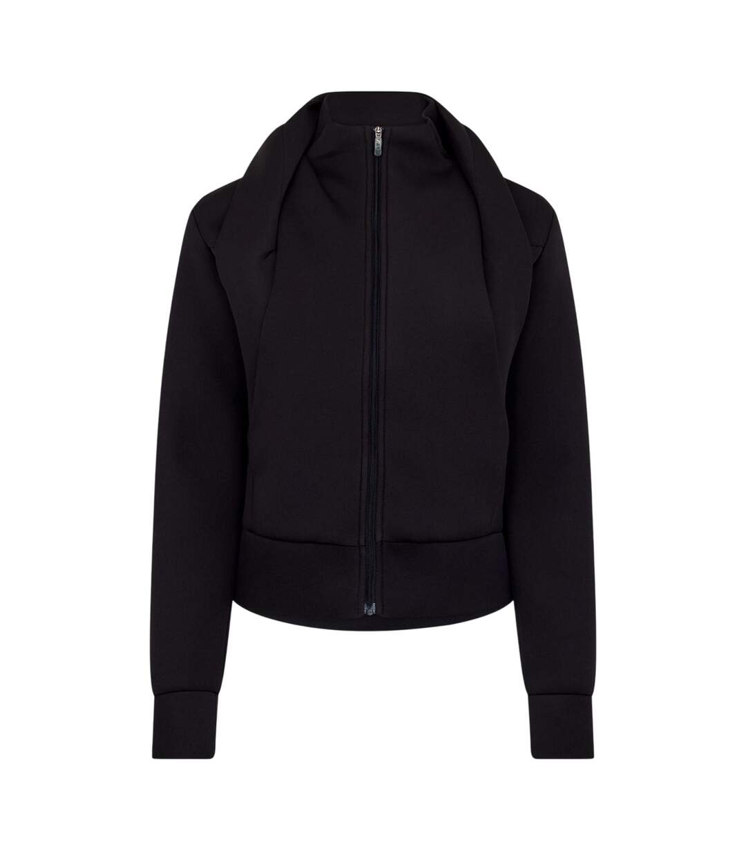 Womens/ladies Yoga Performance Jacket Black Puma-2