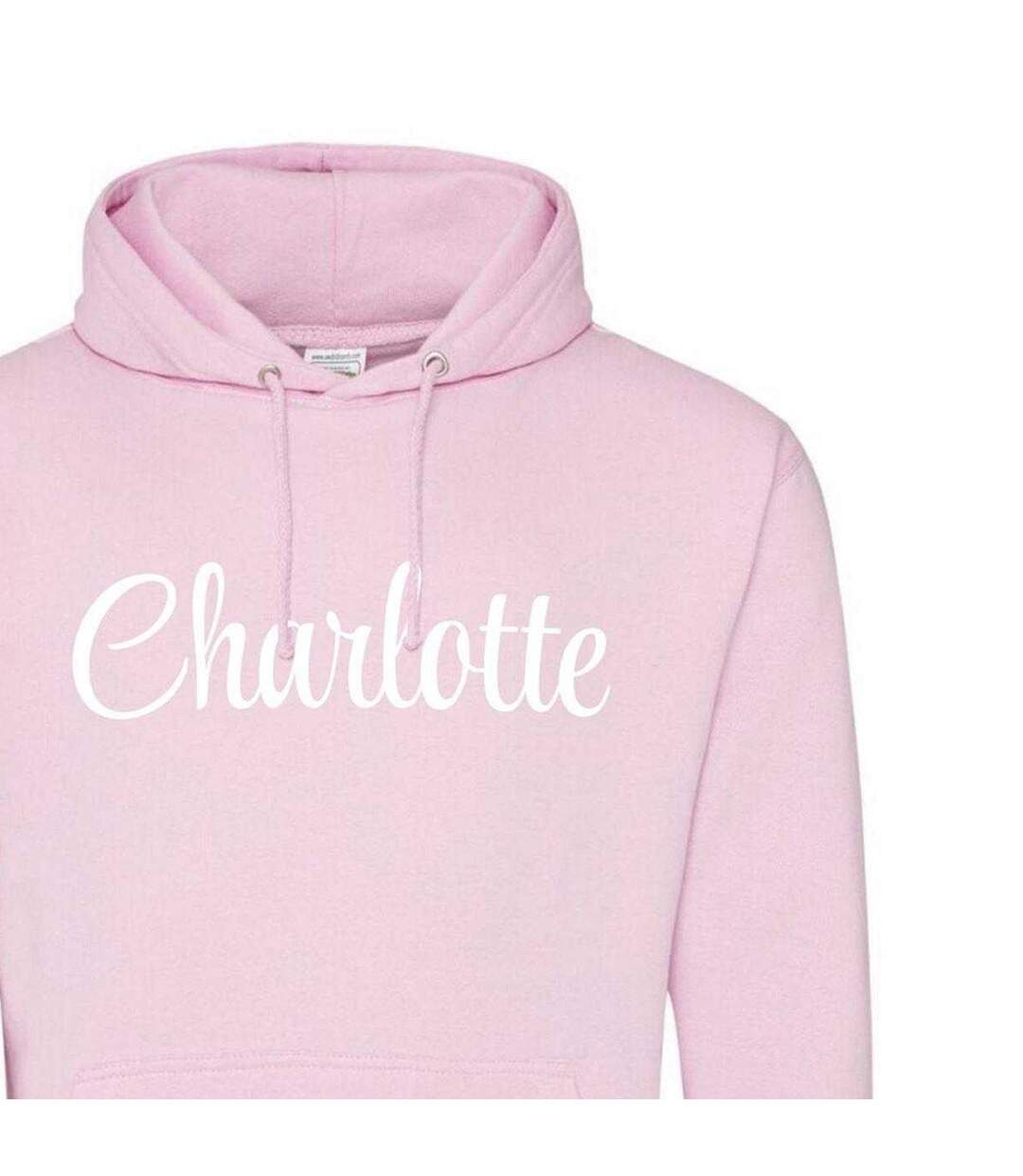 Mens Charlotte Pullover Hoodie Baby Pink AWD-3