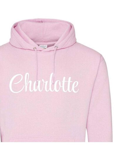 Mens Charlotte Pullover Hoodie Baby Pink AWD