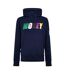 Sweat À Capuche Manches Longues Homme Bleu Marine Money-1