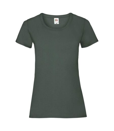 Fruit Of The Loom - T-shirts manches courtes - Femmes (Vert bouteille) - UTBC4810