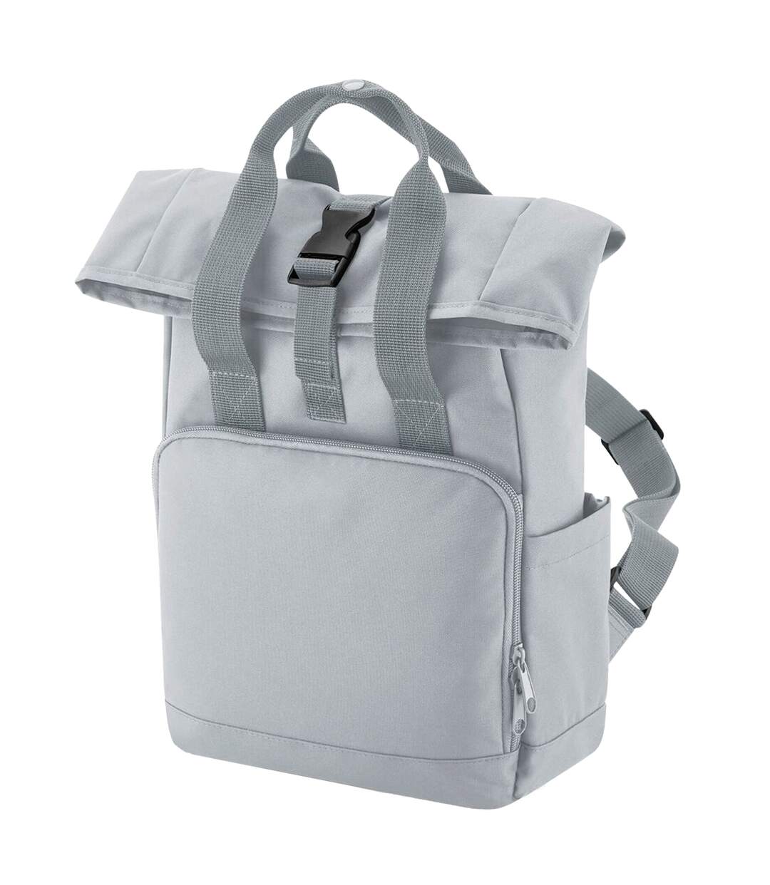 Sac à dos taille unique gris clair Bagbase-1