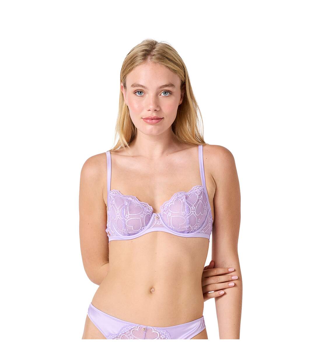 Soutien-gorge armatures lilas Chanson-2