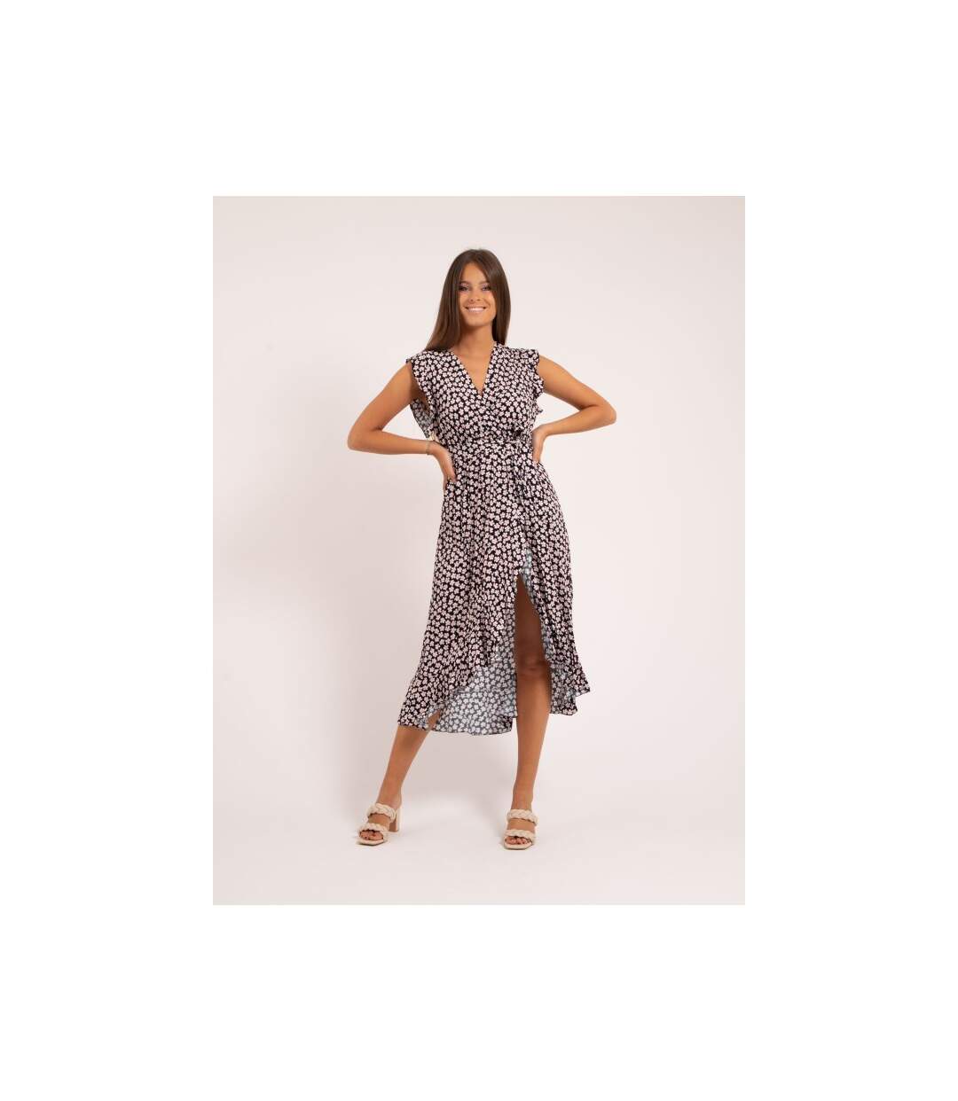 Robe longue motifs ILOUA - Dona X Lisa-1