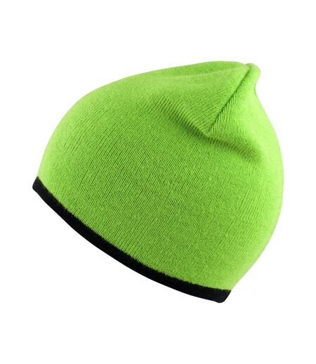 Bonnet Vert Clair Noir Result Winter Essentials