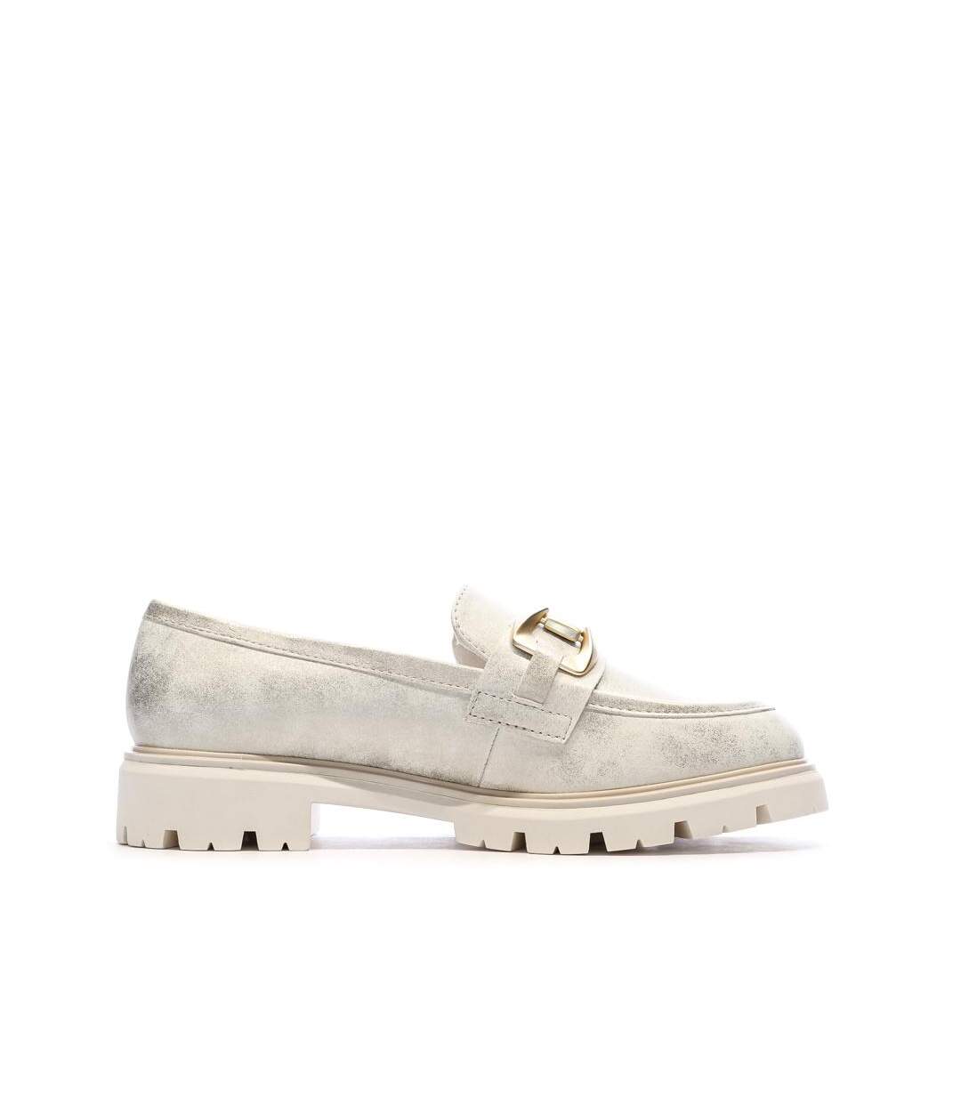 Mocassins beige nacré femme marco tozzi 24700-2