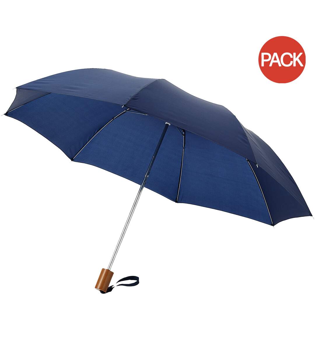 Parapluie oho 37.5 x 90 cm bleu marine Bullet-1