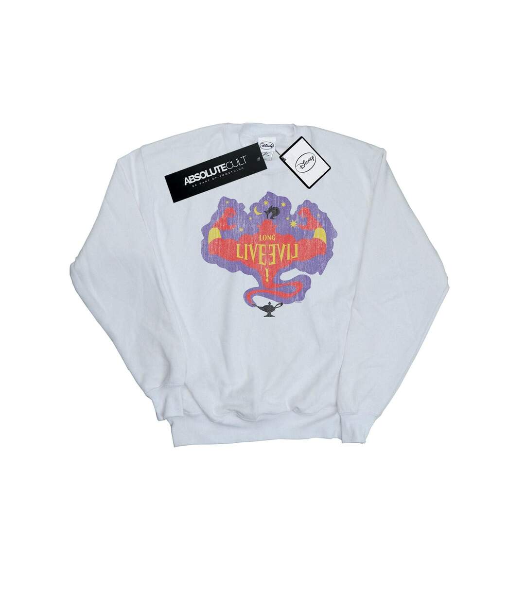 Disney Sweat Womens/Ladies The Descendants Genie Long Live Sweatshirt (Blanc) - UTBI15485-1