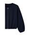 Womens/ladies Fitted Puffed Bomber Jacket Navy I Saw It First-4