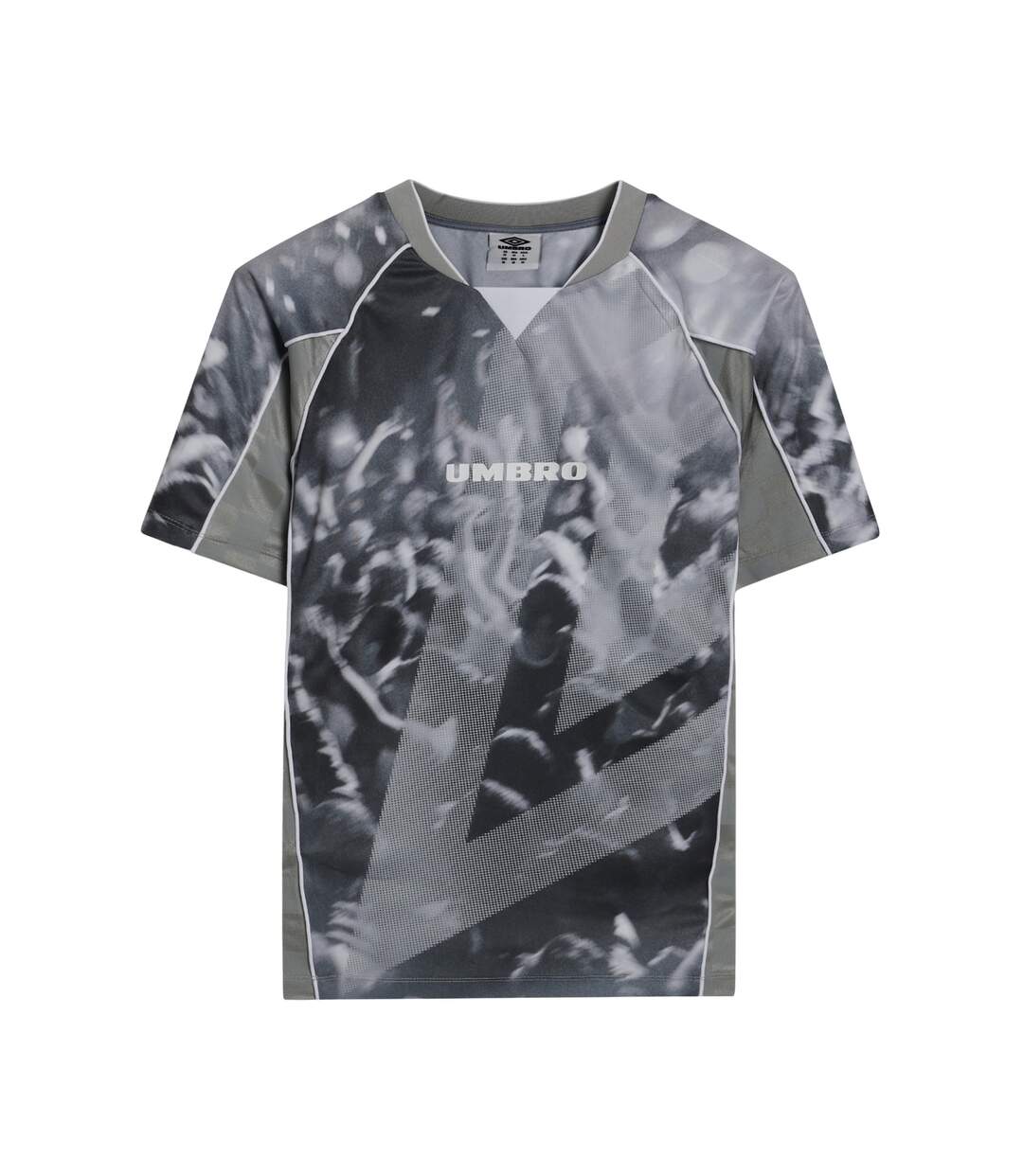 Mens Panelled Raglan T-shirt Harbor Mist Umbro-1