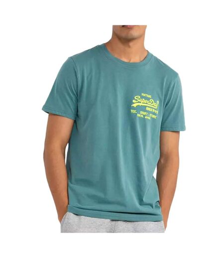 T-shirt Bleu Homme Superdry Neon - 3XL